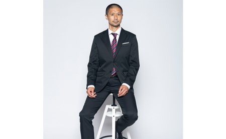 【ふるなび限定】メンズBizテーラードジャケット「ワークウェアスーツ」スーツに見える作業着　丸洗い可 ストレッチ 速乾 部屋干し可 撥水 シワになりにくい　ブラック FN-Limited-SP ファッ