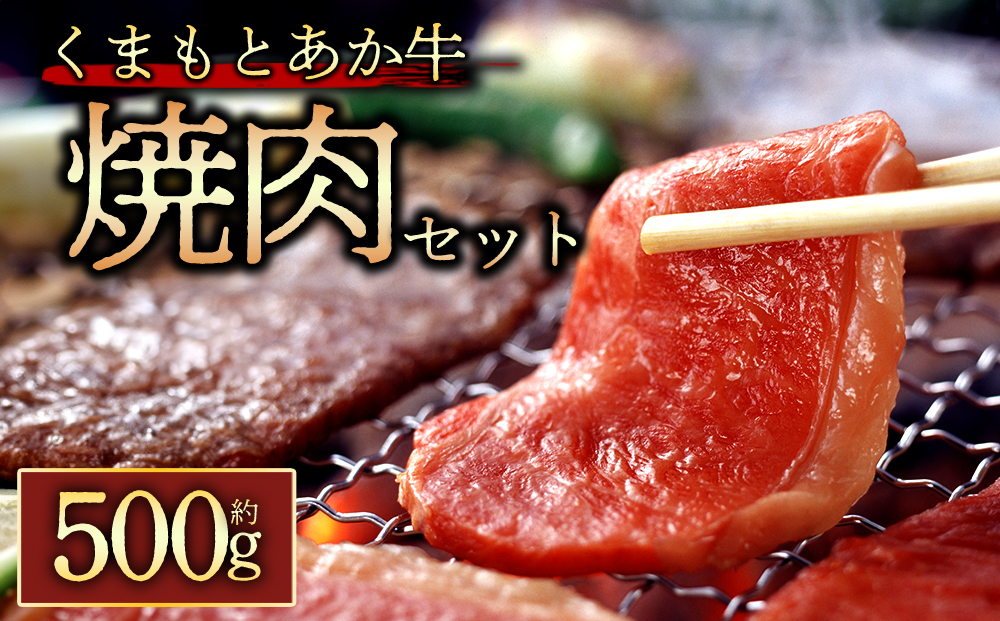 【GI認証】くまもとあか牛 焼肉用約500g 阿蘇牧場 あか牛 和牛 国産 牛肉 ブランド牛 人気 美味しい 焼肉 希少 赤身 ヘルシー 熊本 阿蘇