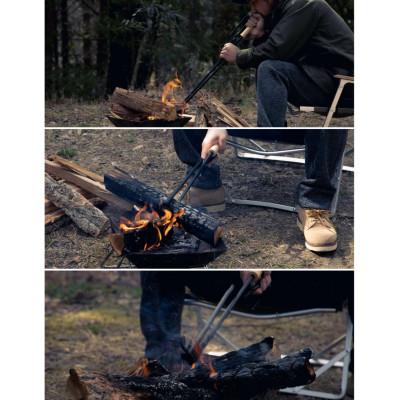 ふるさと納税 恵那市 LGASIA (ルガシア) 多機能薪バサミ炎群(homura)グリップ漆【スタンダードサイズ】 |  | 03