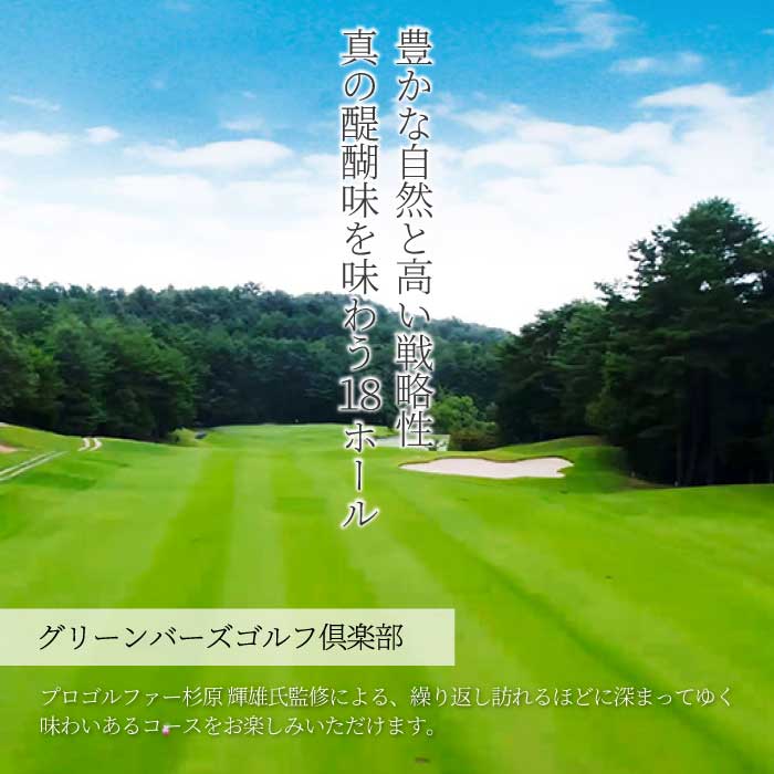 送迎付ゴルフパック【平日3人パック】ゴルフ場 ゴルフ チケット ゴルフ場利用券 広島県 三原市 広島空港 ゴルフボール グリーンバーズゴルフ倶楽部 231002