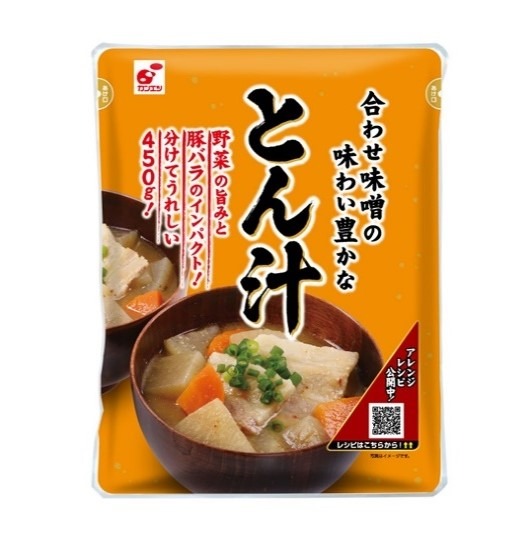 合わせ味噌の味わい豊かなとん汁450ｇ　8食入