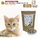 【ふるさと納税】国産 無添加 キャットフード いのちのごはんキャットフード 500g 1個 香料 着色料 酸化防止剤 保存料 不使用 人間が食べる食材のみ使用 タンパク質 ねこ ペット用品 ペット エサ お取り寄せ 大阪府 泉佐野市 送料無料