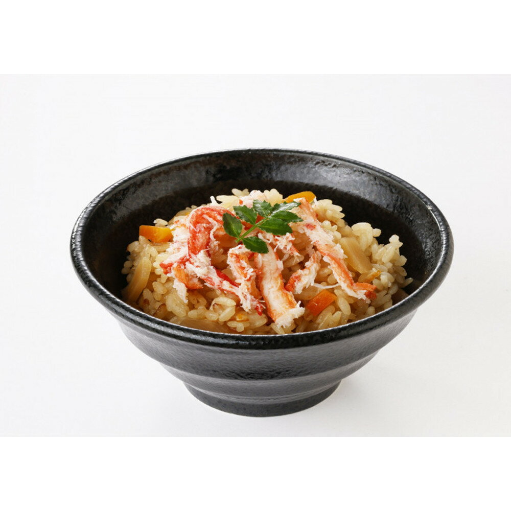 【ふるさと納税】＜選べる＞境港産紅ずわいがに使用！かにめし・かに雑炊セット(4～6食)