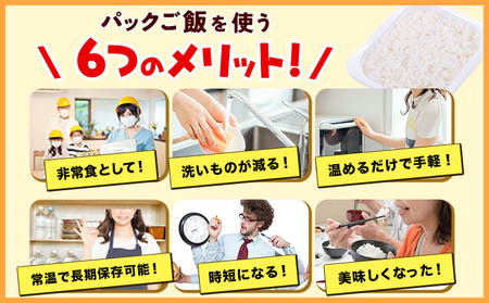 令和7年度産 夢つくし パックご飯 48パック 24パック×2箱《30日以内に出荷予定(土日祝除く)》米 コメ 精米 ゆめつくし パックごはん 便利 アウトドア 非常食 電子レンジ調理 湯せん調理 福