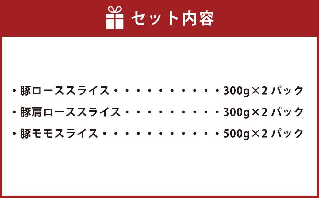 ＜宮崎県産豚しゃぶしゃぶ三種盛り2.2kgセット＞※入金確認後、翌月末迄に順次出荷します。 宮崎豚 豚肉 しゃぶしゃぶ セット 肩ロース モモ