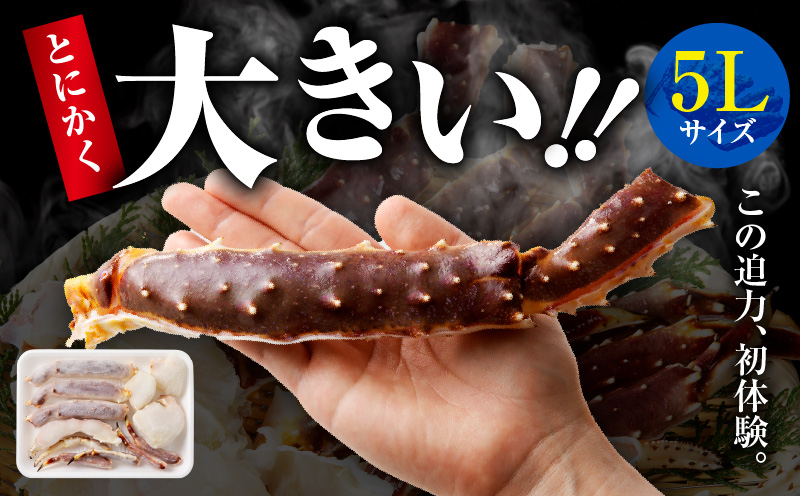 【圧倒的企業努力】生タラバガニ 1kg 特大 5Lサイズ カット済み【カニ かに 蟹 たらば蟹 タラバ蟹 タラバカニ 海鮮 魚介 家計応援】 	 G1784-1