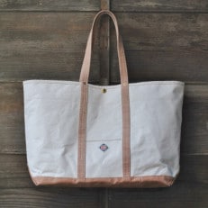 5 pockets tote bag L size　KINARI×KAKISHIBU