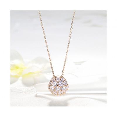 ふるさと納税 韮崎市 ネックレス K18YG ゴールド ダイヤモンド 1.0ct ドーム パヴェ【f025-k18yg】 |  | 01