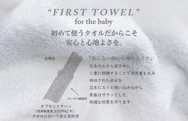 出産準備 ベビータオルブルー 8点セット【泉州タオル 国産 吸水 普段使い 無地 シンプル 日用品 家族 ファミリー】 099H3262