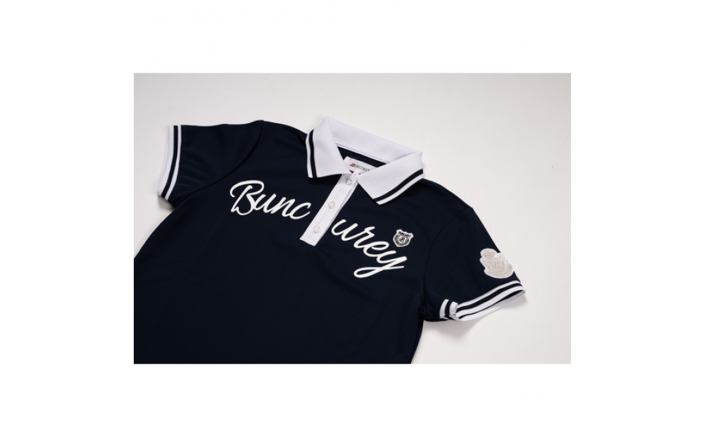 BUNCUREY　ゴルフウェア　半袖ポロシャツ（BL23SS-01-504)　ネイビー／サイズ0