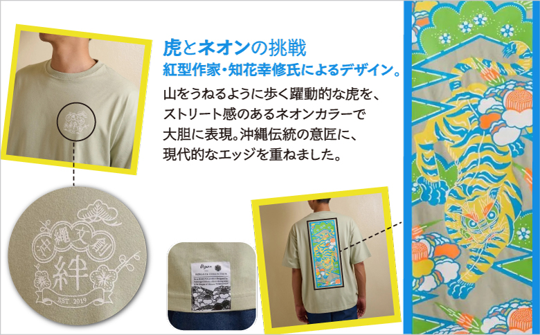 Kizuna 沖縄文創 Tシャツ タイガー 沖縄県 宜野湾市 ANA ふるさと納税