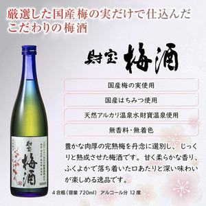 D4-2252／【6回定期】濃厚な味わい！梅酒2本