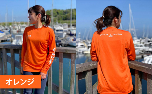 【ネイビーL】ｍistral×シティマリーナヴェラシス コラボ ロングTシャツ シャツ ロングシャツ 服 ファッション 横須賀 マリンスポーツ【株式会社ユニマットプレシャス】 [AKBZ001-3]