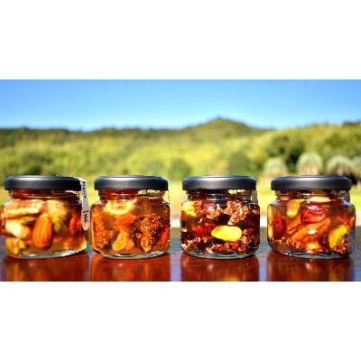 ふるさと納税 すさみ町 ナッツ・ドライフルーツの蜂蜜漬　峠プレミアム4種セット【萌】【映】【玄】【爛】 |  | 01