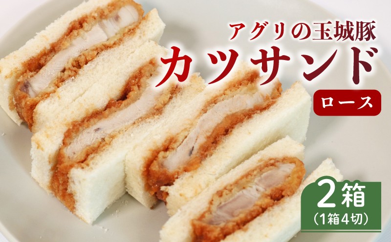 
                  【ルナリ特製】 ロース カツサンド アグリ玉城豚 4切れ入り × 2箱 セット 冷凍 真空パック カツ サンド ロースカツ 豚 1枚肉 玉城豚 お惣菜 軽食 朝食 ルナリ 三重 伊勢 伊勢志摩 (2279)
                