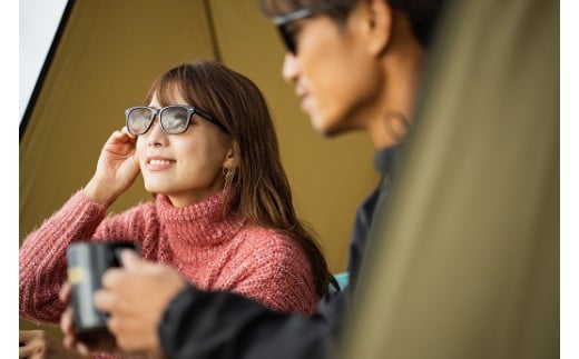 【G0440】RARTS 偏光サングラス「ROUGH」フレームカラー：ブラック レンズ：RARTS グラファイトグレー