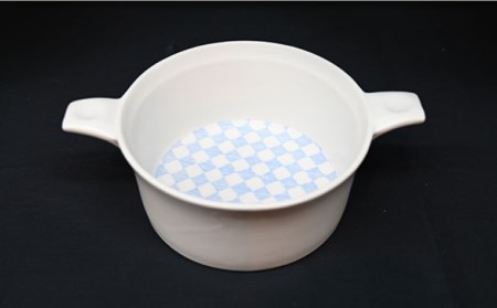 【波佐見焼】オーブンウェア グラタン皿 和市松青 3点セット 耐熱食器 オーブン可 食器 皿 【協立陶器】 [TC63] 波佐見焼