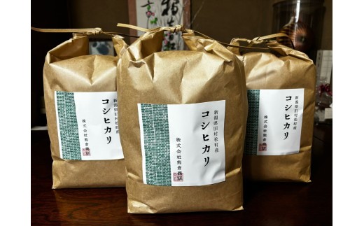 令和7年産 コシヒカリ 旧村松町産 15kg(5kg×3袋) | 新潟産コシヒカリ 新潟県産コシヒカリ 新潟県産こしひかり 米 お米 こしひかり ブランド米 新潟県 五泉市 株式会社熊倉商店