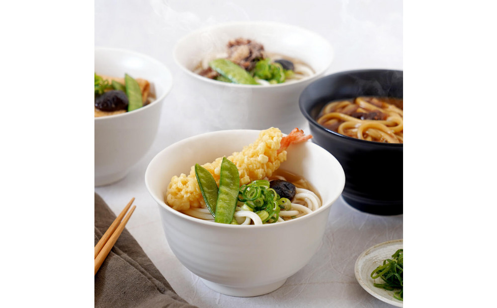 さぬき小豆島　手延冷凍調理うどん4食セット(カレー/えび天（焼きもち入）/きつね/かきあげ）