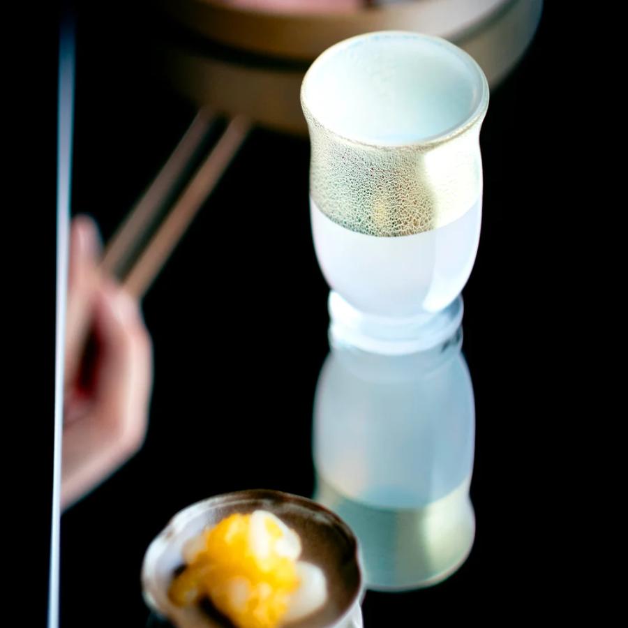 ＜津軽びいどろ＞盃12か月コレクション【12月】冬銀河