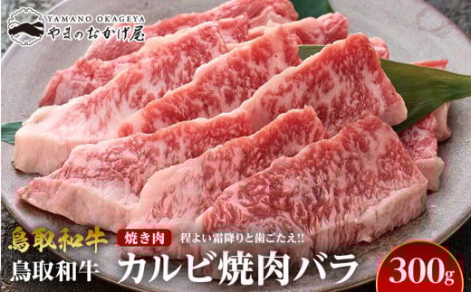 700.鳥取和牛カルビ焼肉バラ（300g）【国産 鳥取和牛 和牛 焼肉 肉 にく 鳥取県 北栄町 おすすめ 人気】