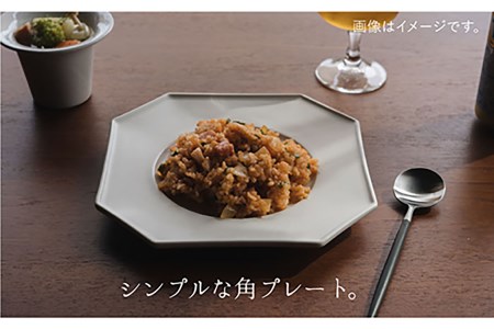 【波佐見焼】オクトゴナル皿 角皿 プレート 白マット釉 2枚セット 食器 皿 【イロドリ】 [KE27] 波佐見焼