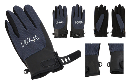 東かがわ市からお届けする【アウトドア・メンズ手袋】White-SS05 ブルー