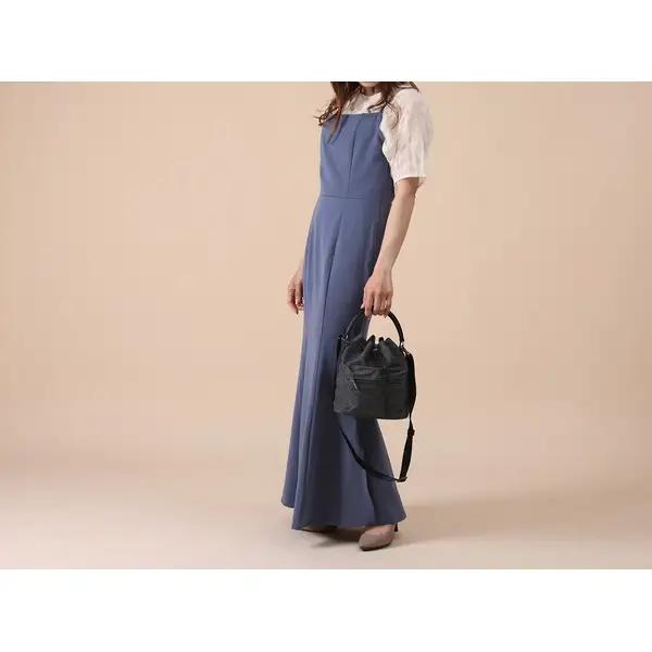 豊岡鞄 TOTTEMBC020 for the blue ドローストリングバッグ