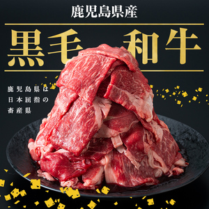 鹿児島県産黒毛和牛赤身モモスライス (計1kg・500g×2P) a5-264-2404_1