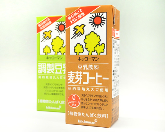 No.276 調製豆乳200ml+豆乳飲料麦芽コーヒー200ml