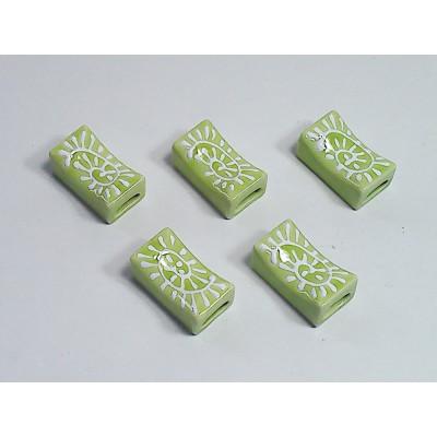 ふるさと納税 長崎県 【波佐見焼】磁器製の箸置き　NOMO 箸休め ミント　5個組【西海陶器】5　25285