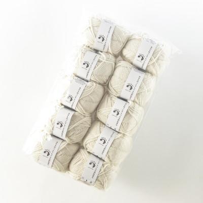 ふるさと納税 江南市 あみもねっと アルパカ天然色並太 1番色 10玉セット |  | 01