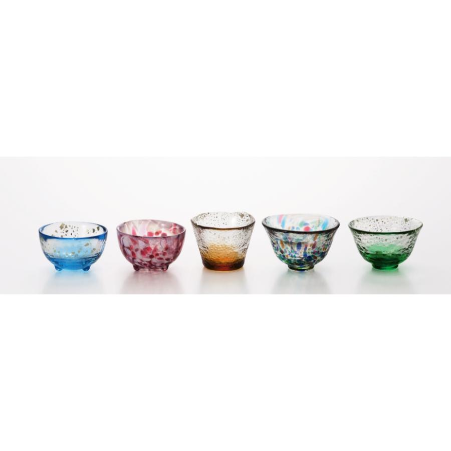 ＜津軽びいどろ＞五様ミニグラスセット