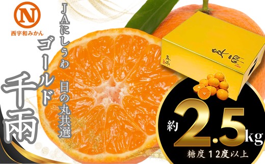 
                  【先行受付】JAにしうわの季節の柑橘(日の丸共選 「千兩」 約2.5kg)【C08-77】みかん ミカン 蜜柑 果物 くだもの フルーツ デザート おいしい 甘い かんきつ 柑橘 柑橘類 国産 愛媛 えひめ 愛媛県 八幡浜市【1510452】 YWTV034
                