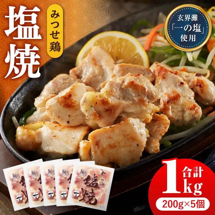 佐賀県産 みつせ鶏 塩焼 1kg 総菜 お惣菜 お手軽惣菜 [FAE040]