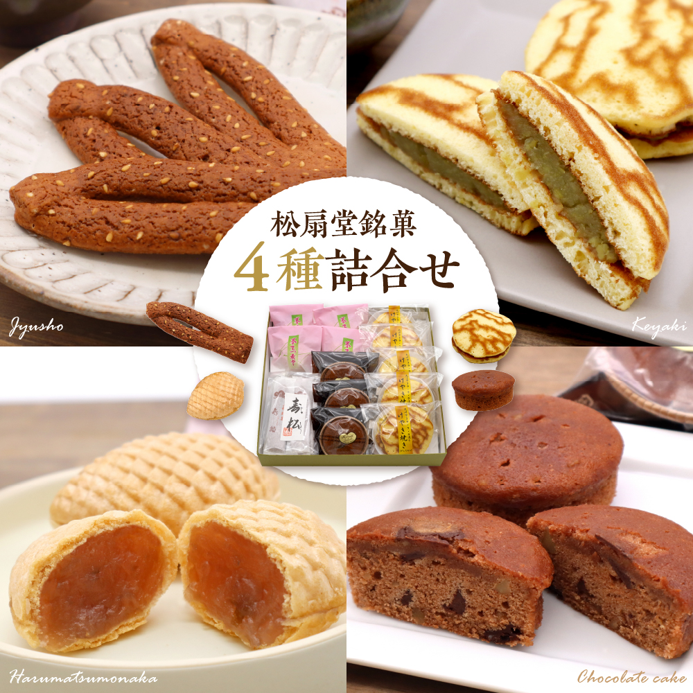 松扇堂銘菓の詰合せ　松扇堂提供 和菓子 山形県 東根市 hi004-hi040-002r_イメージ3