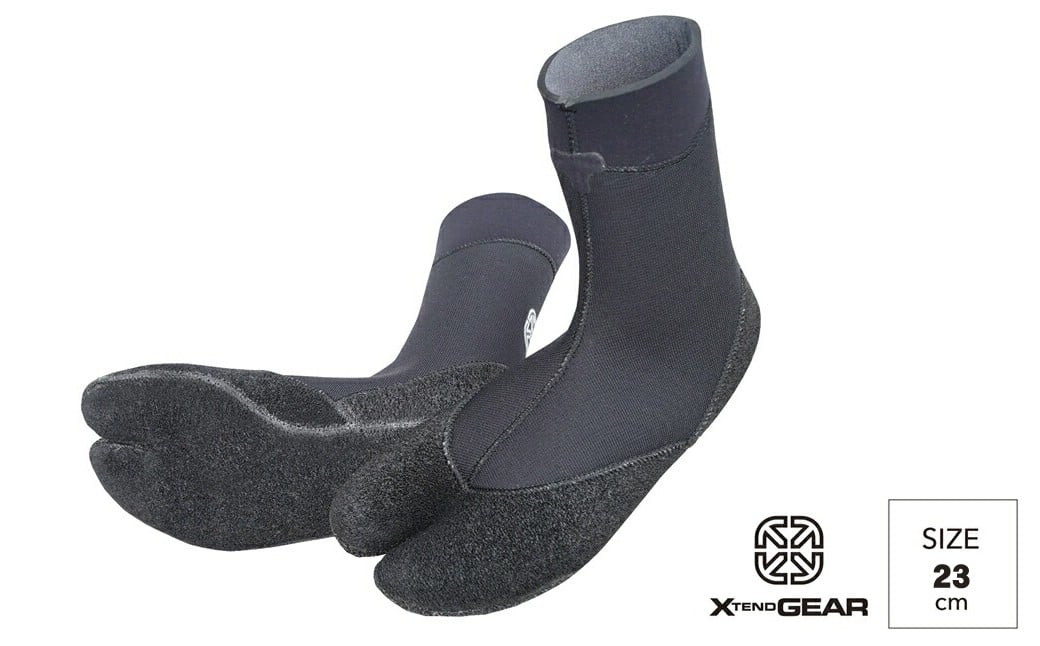 
サーフィン用ブーツ XtendGear ４mm DRYTHERMO ERGOLIGHT-SOCKS サーフソックス 防寒仕様 23ｃｍ
