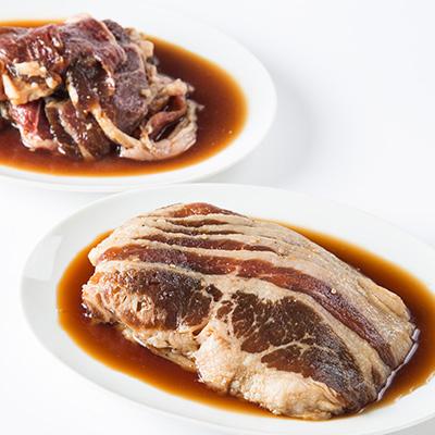ふるさと納税 帯広市 南大門の味付ラムジンギスカン旨タレ焼肉牛カルビセット |  | 02