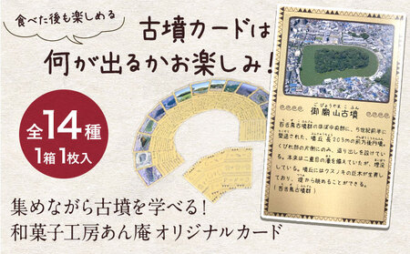 百舌鳥古市古墳群 はにわのかくれんぼ 株式会社あん庵 1箱 オリジナル 古墳カード付き！《30日以内に出荷予定(土日祝除く)》大阪府 羽曳野市 クッキー 菓子 お菓子 焼き菓子 スイーツ おやつ 送料