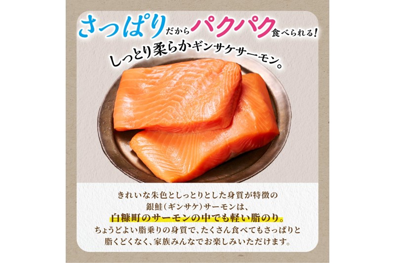※2024年10月末までにお届け※ギンサケサーモン【1kg】
