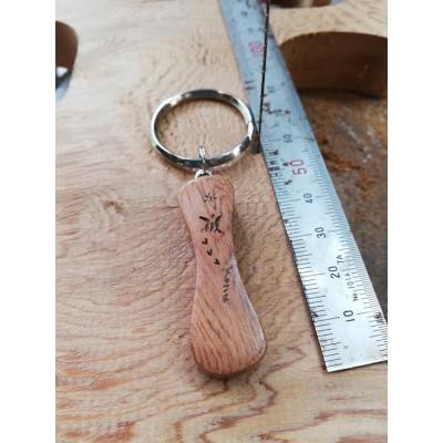 ふるさと納税 屋久島町 屋久杉イニシャルキーホルダー　”I” |  | 01