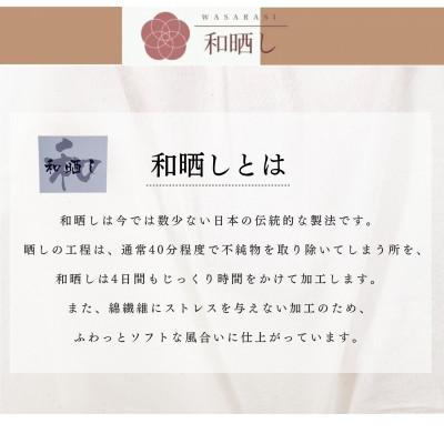 ふるさと納税 蒲郡市 三河産　綿100%　和晒し　120本ガーゼ掛けふとんカバー_みずいろ_【G0495】 |  | 03