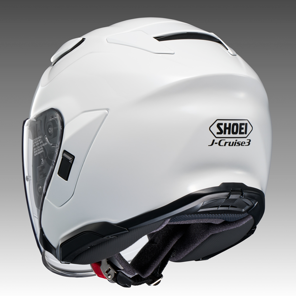 SHOEIヘルメット「J-Cruise 3 ルミナスホワイト」L フィッティングチケット付｜ジェット バイク ツーリング ショウエイ [1204]