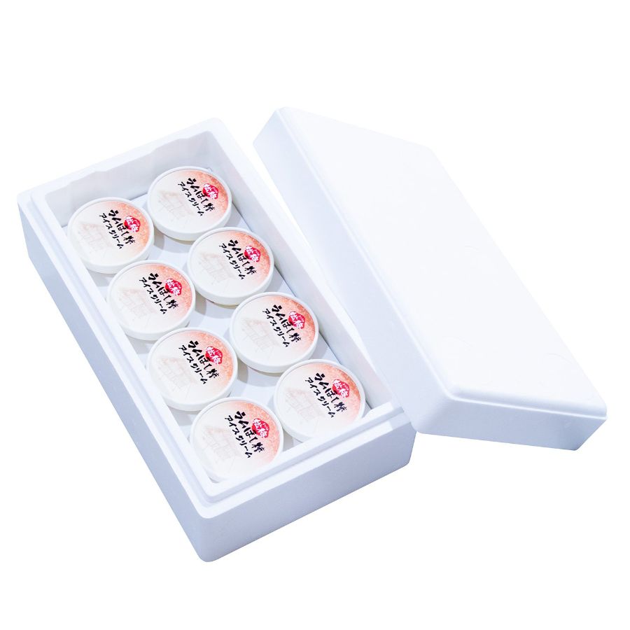 ラムほし柿アイスクリーム８個セット