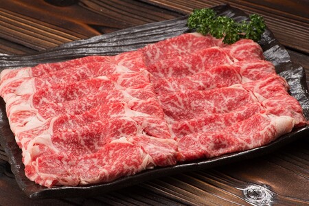 【熊本県産 黒毛和牛】 ロース すき焼き用 400g