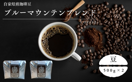 コーヒー ブルーマウンテンブレンド 500ｇ×2 豆【gdml0009】