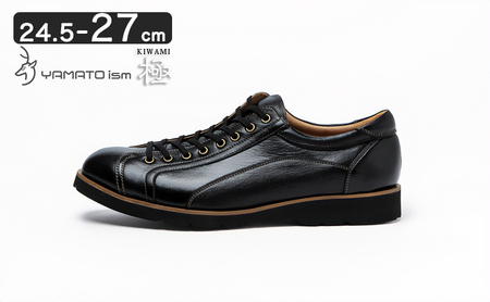 倭イズム ( ヤマトイズム ) 鹿革 シューズ YA3300 （ ブラック ） 25.0cm