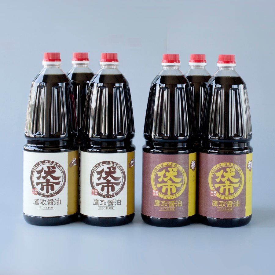 醤油6本セット一升(三越伊勢丹用）1.8Ｌ×6本