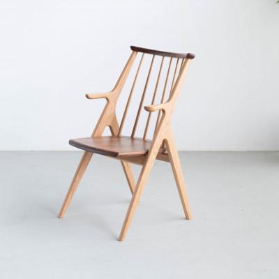 ふるさと納税 大川市 ウインザーチェア　オーデ　オーク&ウォールナット　大川家具 |  | 01