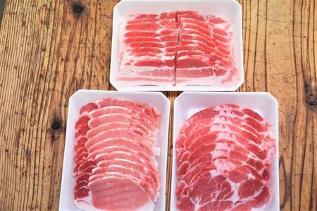 【定期便6か月】かつみの島豚いちばん焼肉バラエティセット 750g（250g×3パック）